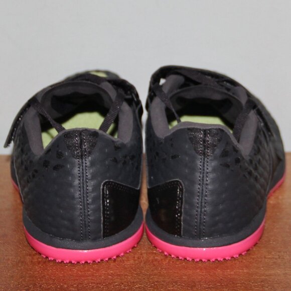 Nike High Jump Elite Track Shoes Men 9 Black Pink Lemon - Picture 5 of 7